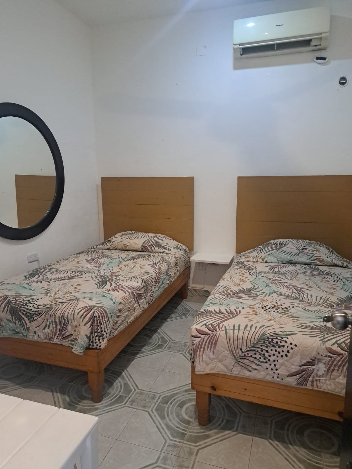 Habitación con dos camas